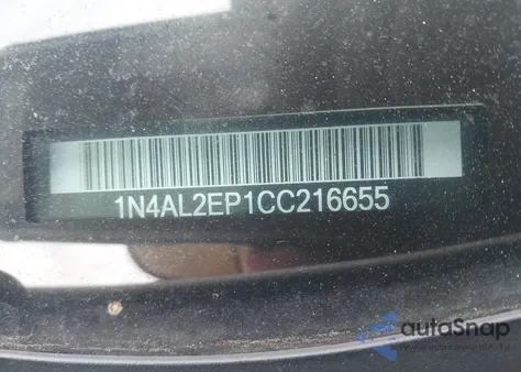 2012 Nissan Altima 2.5 S from USA, damaged, VIN 1N4AL2EP1CC216655